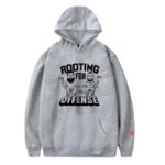 Rooting For Offense New Heights Grey Hoodie