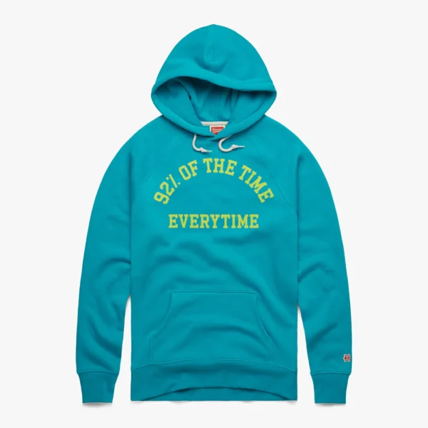 New Heights 92% Of The Time Hoodie - Teal