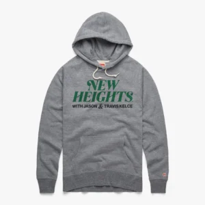 New Heights Podcast Grey Hoodie